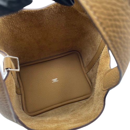 プレオウンド エルメス ピコタンロック PM ビスキュイ トリヨンクレマンス シルバー金具 U刻印