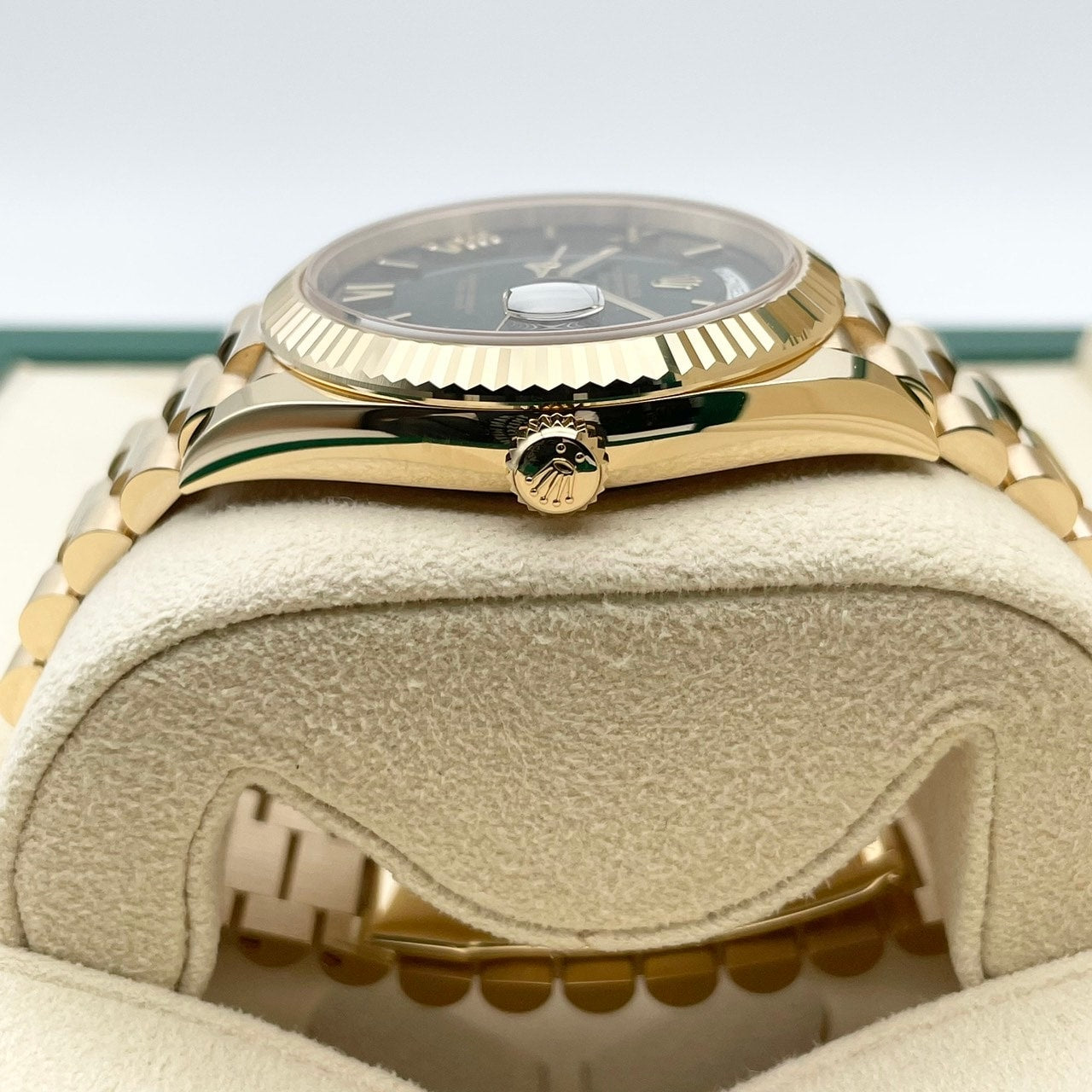 プレオウンド ロレックス デイデイト 228238 グリーンオンブレ プレジデントブレスレット 40mm