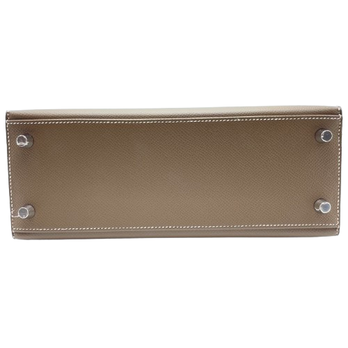 Pre-Owned Hermes Kelly 25 Etoop Epson Silver Fittings Z Engraved