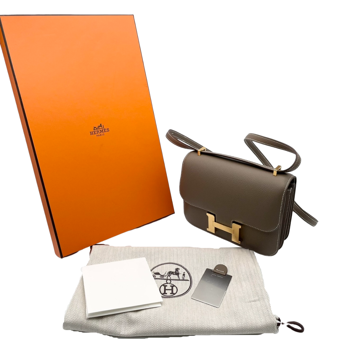 Hermes Constance Mini 18 Epson Gold Hardware W 새로