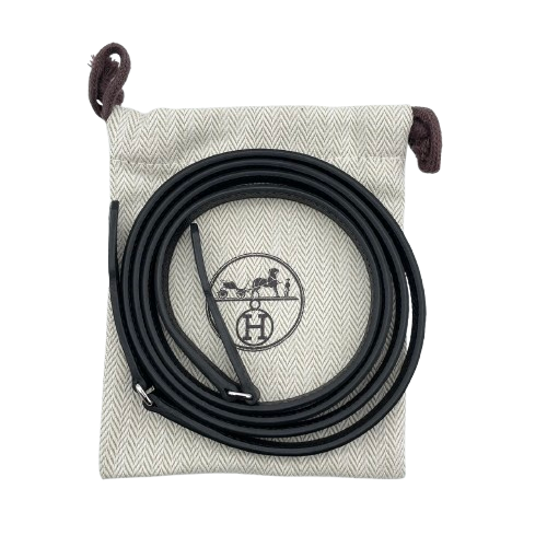 Hermes Constance Tugo Noir Vaux Epson Silver Fittings w 새겨 져