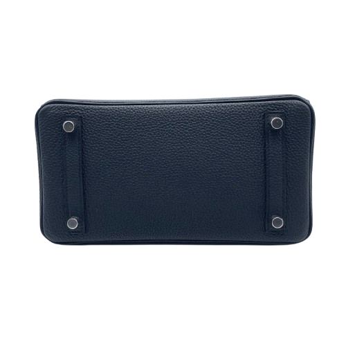 プレオウンド エルメス バーキン 25 ノワール トゴ シルバー金具 W刻印