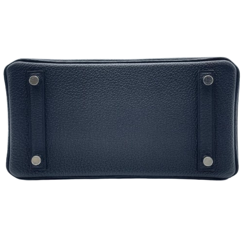 プレオウンド エルメス バーキン 25 ノワール トゴ シルバー金具 W刻印