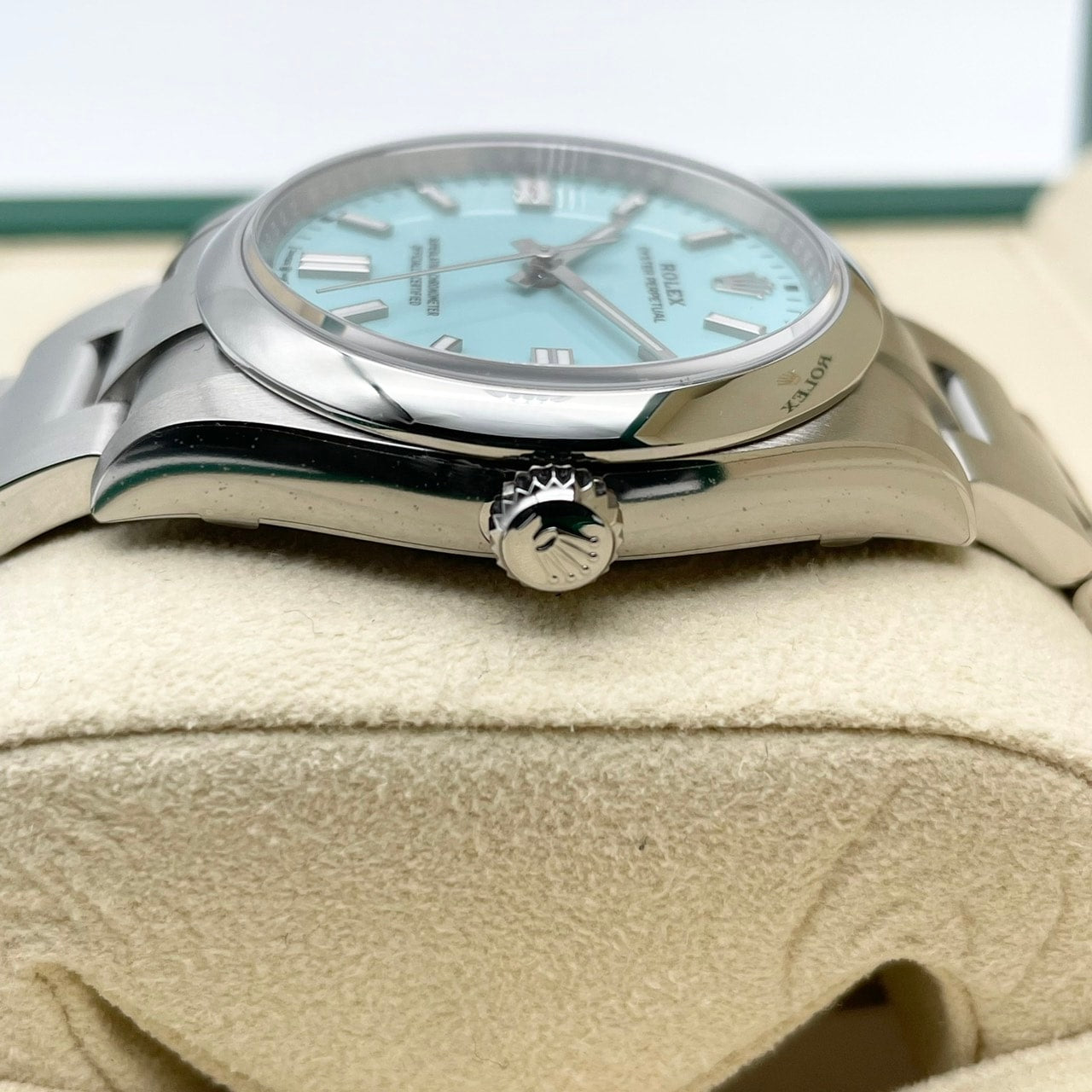 勞力士牡蠣永久126000牡蠣手鍊綠色36mm