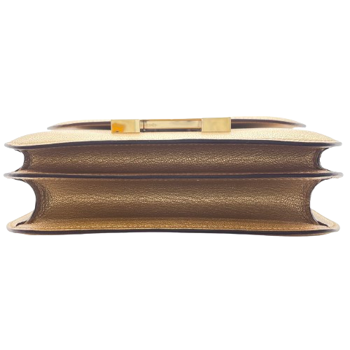 【奥运限定色】Hermes Constance Mini 18 Dore Chevre Shamquila 香槟金五金B印