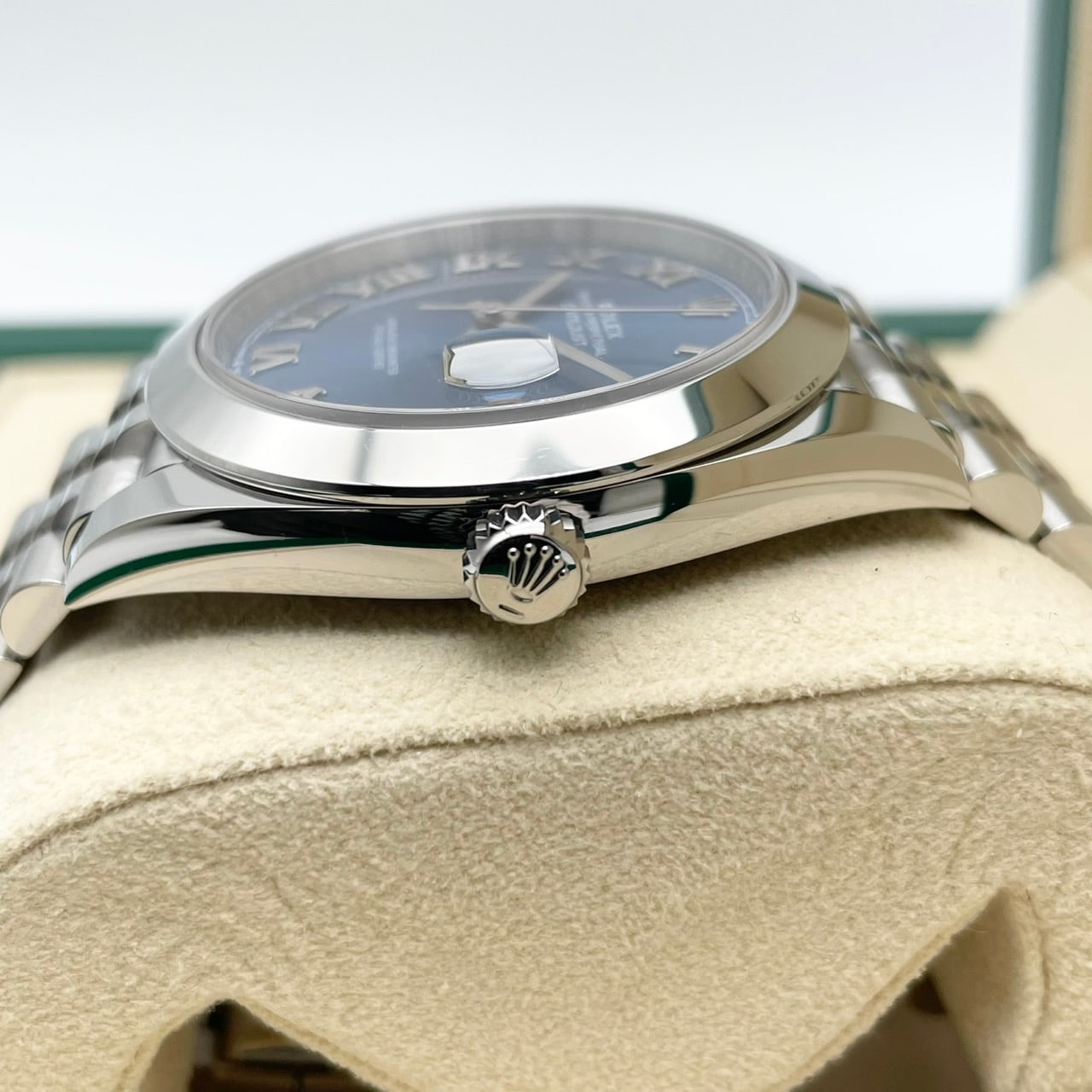 プレオウンド 【歳末大特価!】ロレックス デイトジャスト 126300 アズーロブルー ローマン ジュビリーブレス 41mm