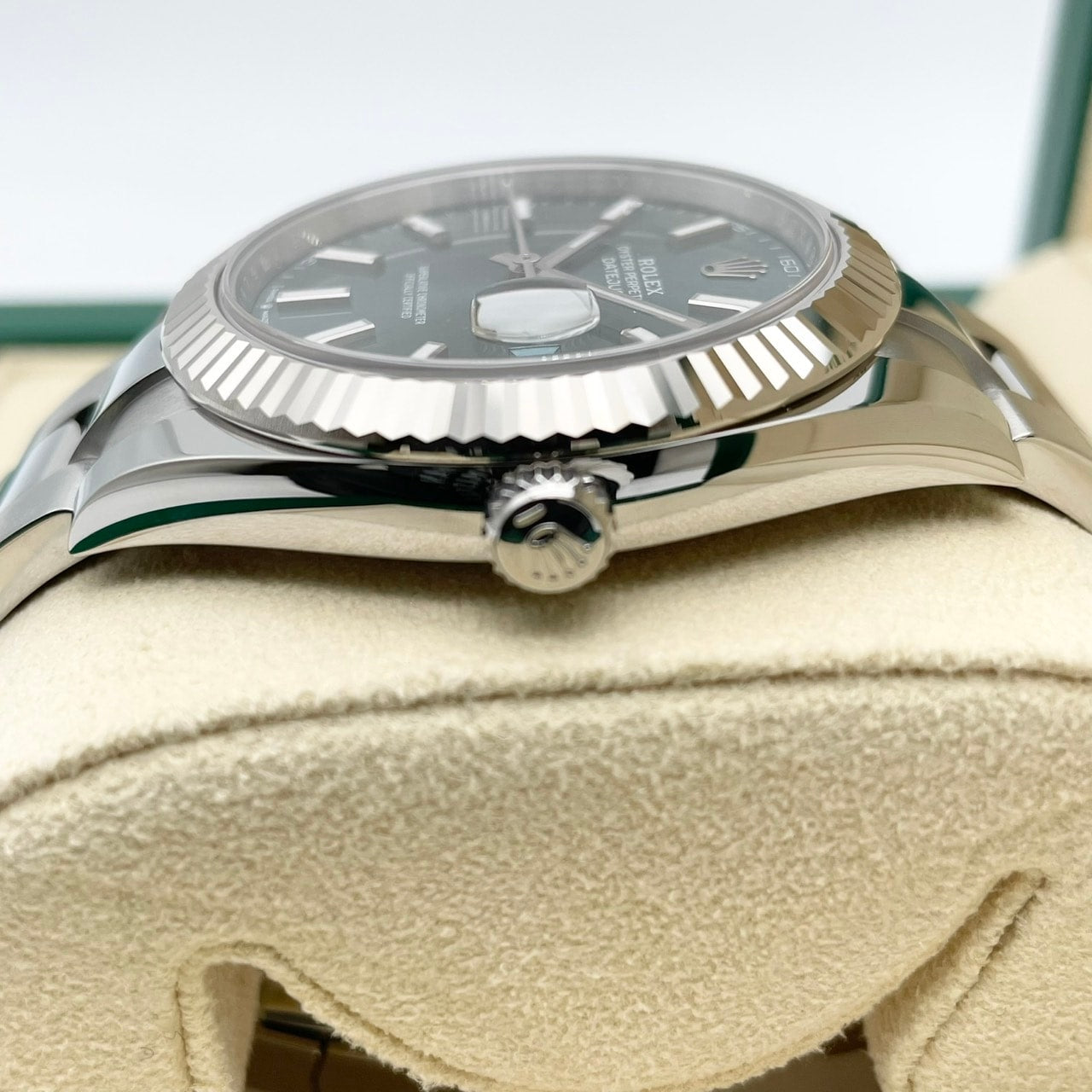 プレオウンド ロレックス デイトジャスト 126334 ミントグリーン オイスターブレス 41mm