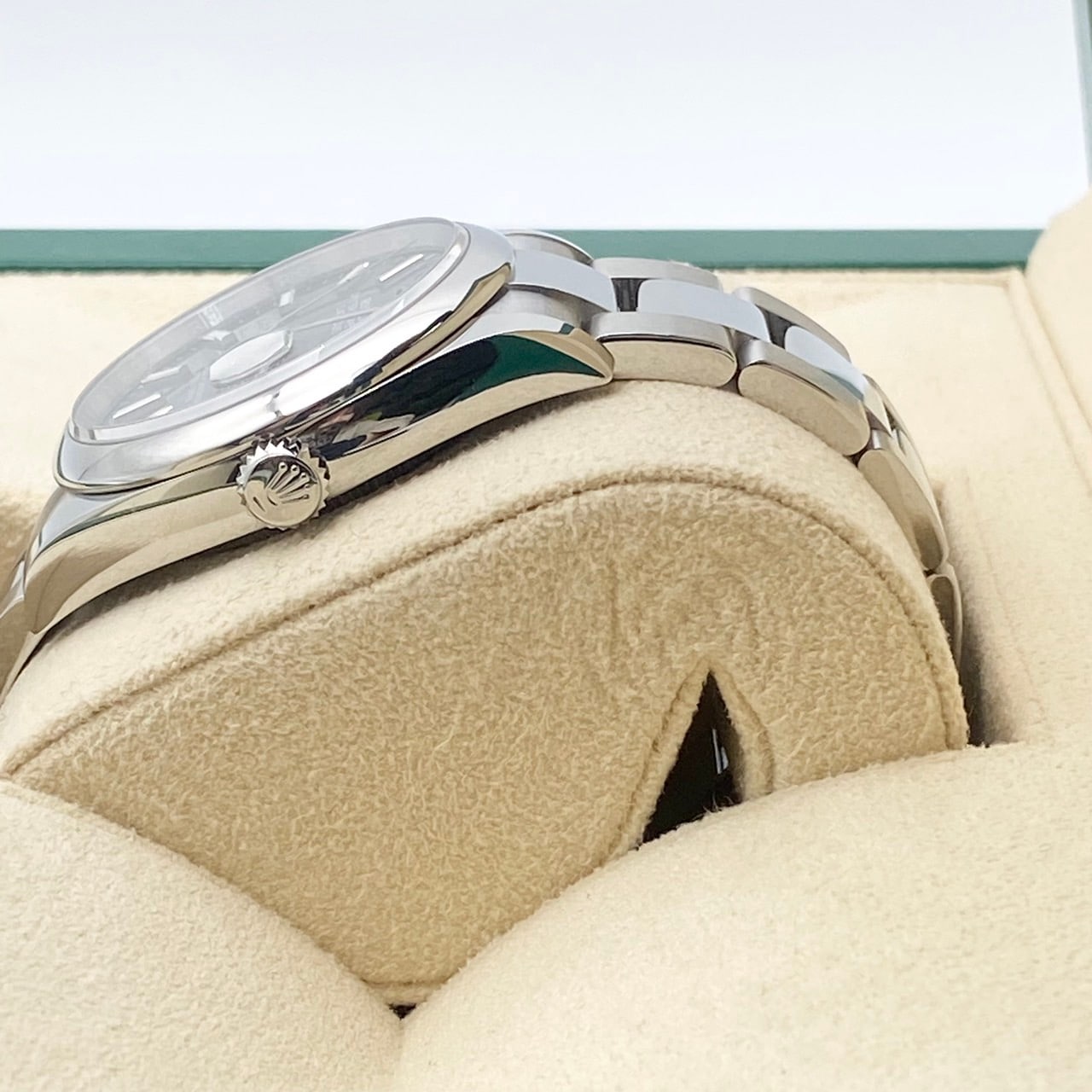 プレオウンド ロレックス デイトジャスト 126200 ミントグリーン オイスターブレス 36mm