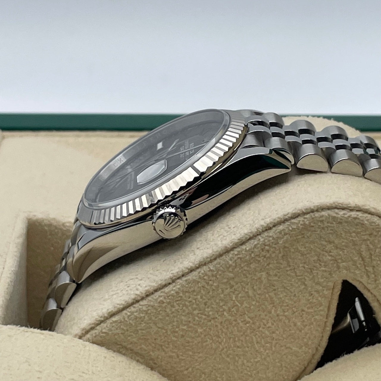 プレオウンド ロレックス デイトジャスト 126234 スレート ステンレスチール+ホワイトゴールド 36mm