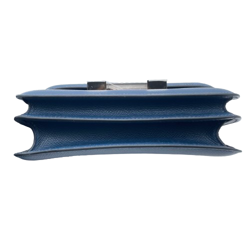 Hermes Constance Mini 18 Brue de Plus Epson Silver Fittings w 새겨 져