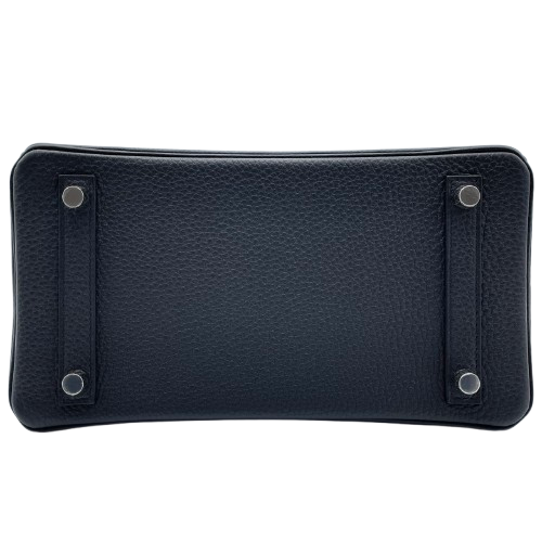 プレオウンド エルメス バーキン 25 ノワール トゴ シルバー金具 Z刻印