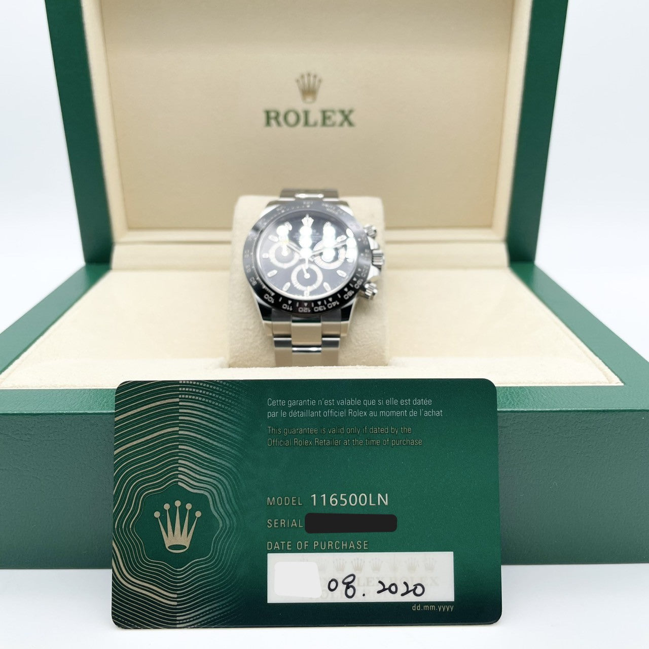 プレオウンド ロレックス デイトナ 116500LN ブラック オイスターブレスレット 40mm