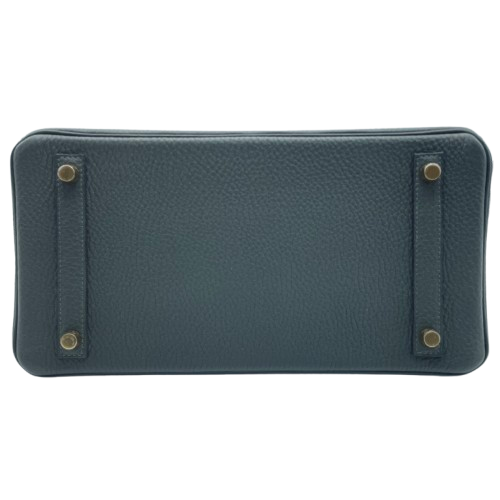 プレオウンド エルメス バーキン 30 ヴェールフォンセ トゴ ゴールド金具 W刻印