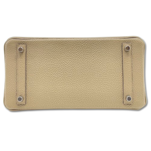 プレオウンド エルメス バーキン 30 ベージュマルファ トゴ シルバー金具 W刻印