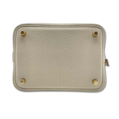 Hermes Picotin Lock PM Beton Torillon Clemence Gold Hardware B 조각.