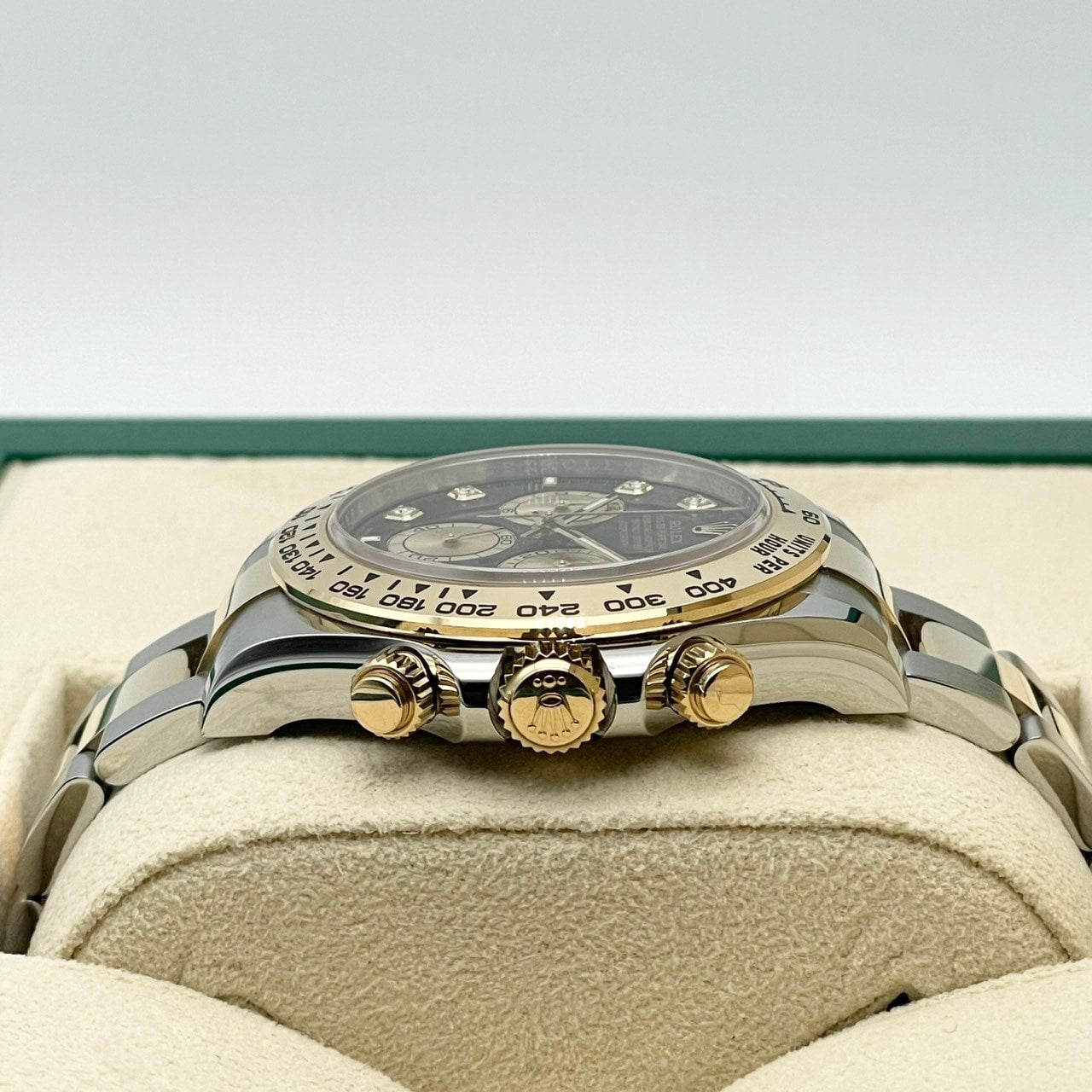 Rolex Daytona 126503G Bright Black & Golden 8P Diamond 40mm