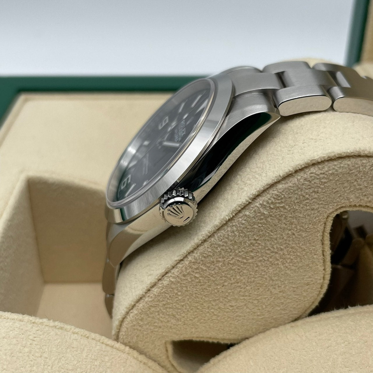 사전 소유 롤렉스 탐색기 224270 블랙 40mm