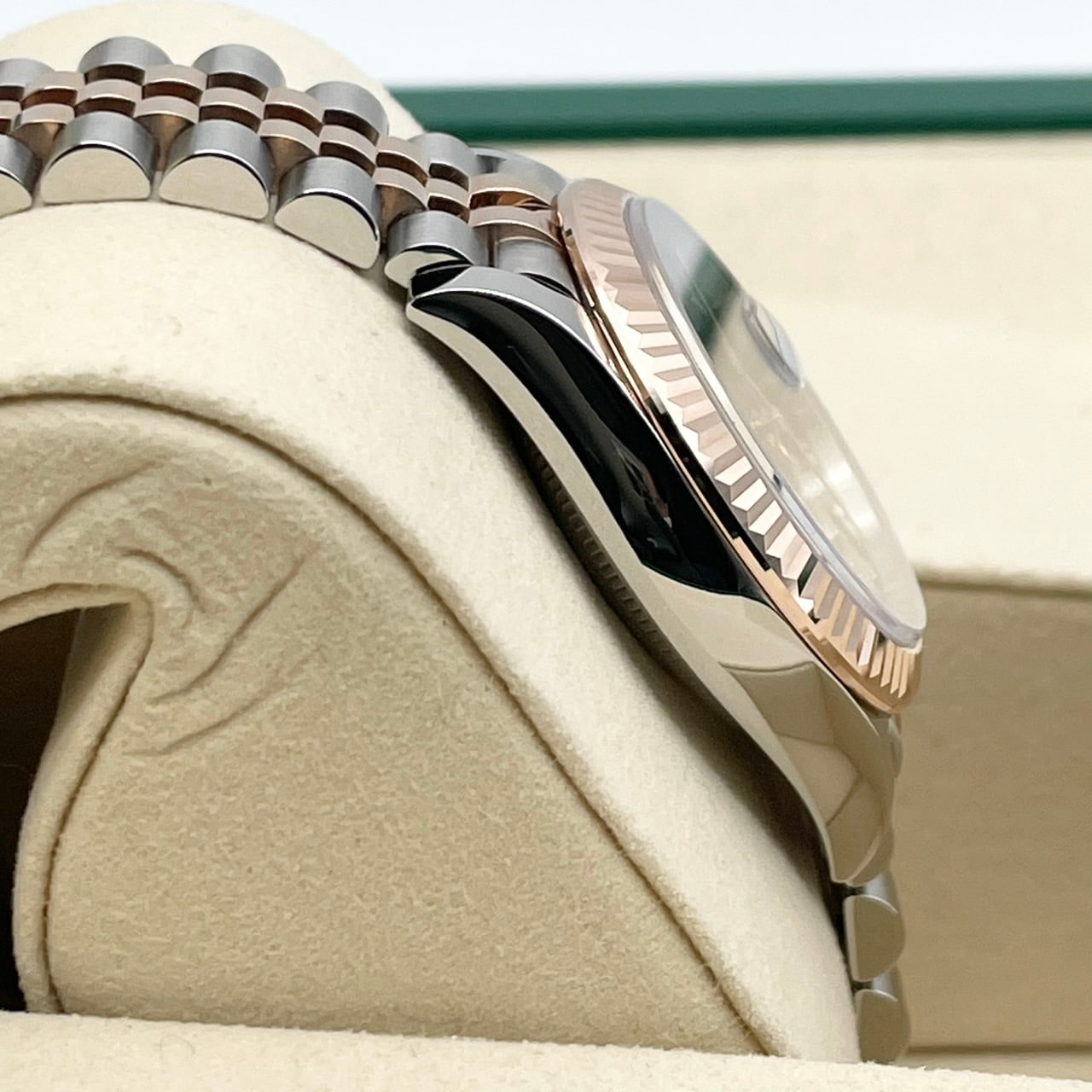 Pre-Owned Rolex Datejust 278271 Aubergine Everrose Gold Roman VI Diamond Jubilee Bracelet 31mm