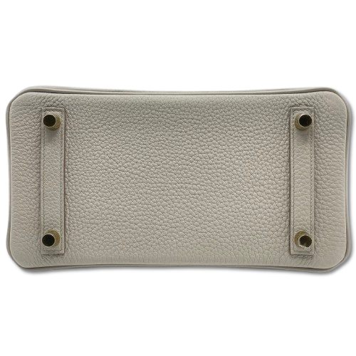 Hermes Birkin 25 Beton Togo Gold 하드웨어 W는 새겨 져 있습니다