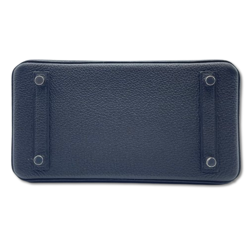 プレオウンド エルメス バーキン 25 ノワール トゴ シルバー金具 K刻印