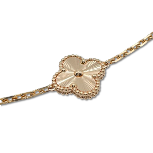 Pre-Owned Van Cleef & Arpels Vintage Alhambra VCARP7RP00 Carnelian Rose Gold