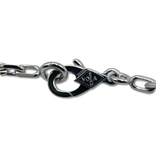 Pre-Owned Van Cleef & Arpels Vintage Alhambra Necklace VCARF48500 Mother of Pearl White Gold 10 Motif