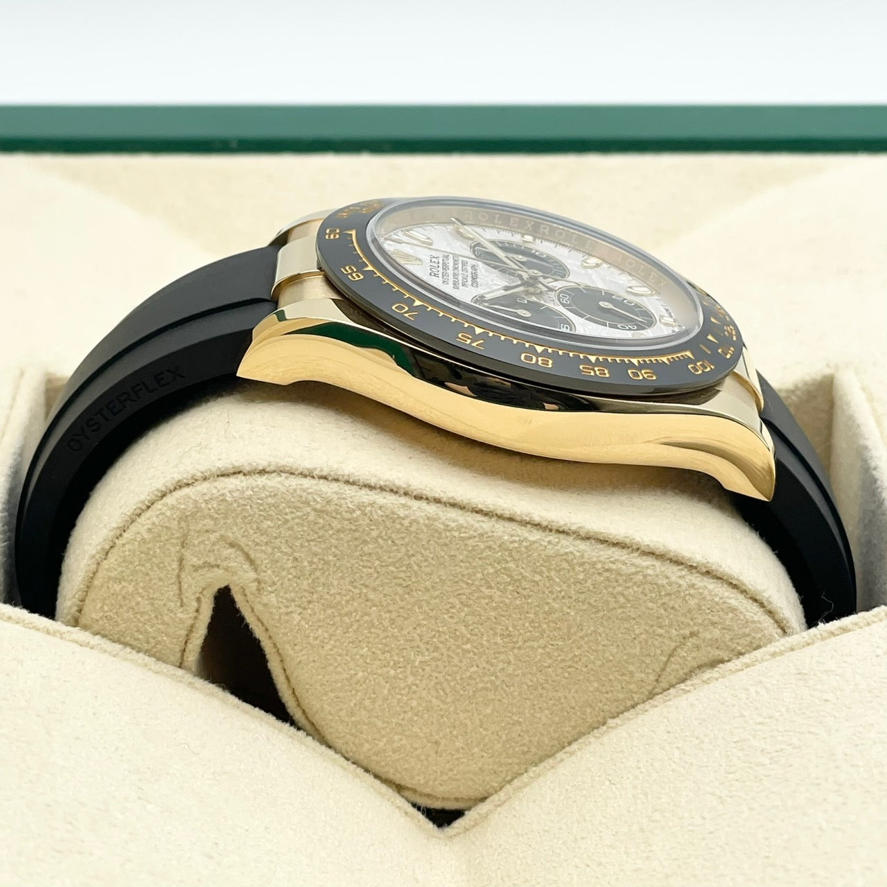 プレオウンド ロレックス デイトナ 116518LN メテオライト&ブラック ブラックラバーベルト 40mm