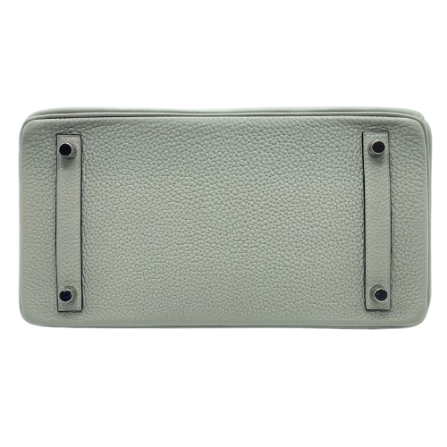 プレオウンドエルメス バーキン 30 グリネヴェ トゴ シルバー金具 B刻印