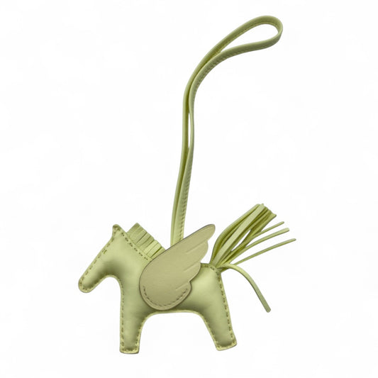 Pre-Owned Hermes Pegasus Charm PM Jaune Milton Agno Milo B engraved
