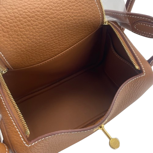 プレオウンド エルメス リンディミニ ゴールド トリヨンクレマンス ゴールド金具 B刻印