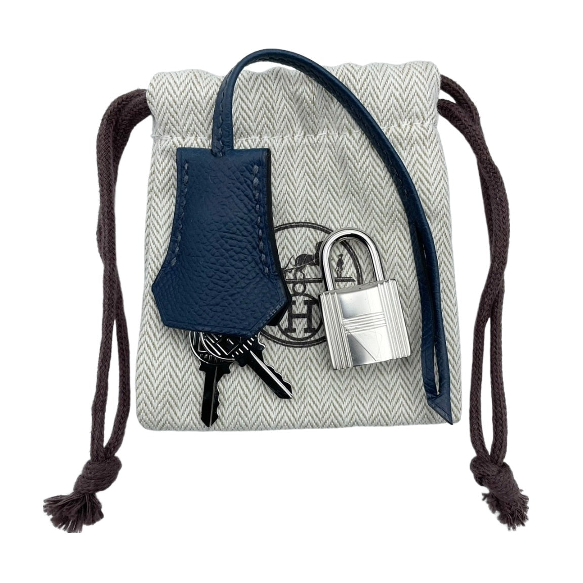 Hermes Birkin 25 Blue Indigo/Black/Blue de Plus Vaud Epson Silver Metal Fittings B 새겨 져