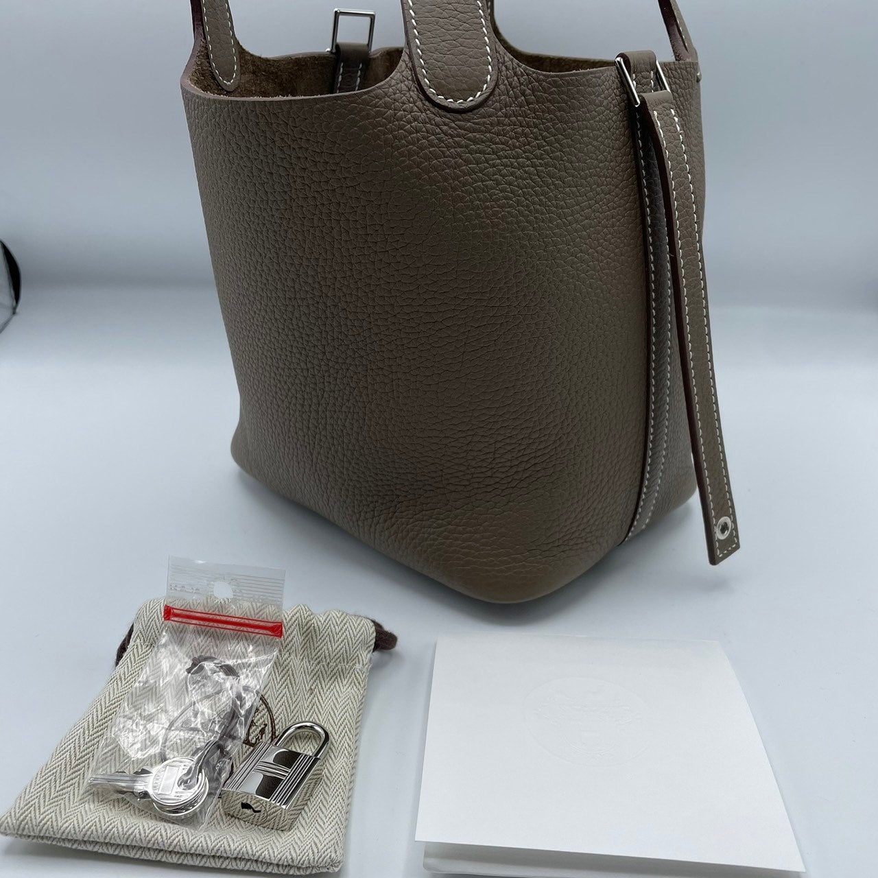 헤르메스 피코 틴 잠금 PM B 조각은 금속 피팅 etoup