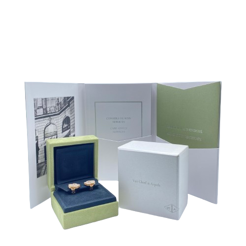 Van Cleef & Arpels Lucky Spring Plum Blossom Earrings VCARP7RU00 진주의 어머니
