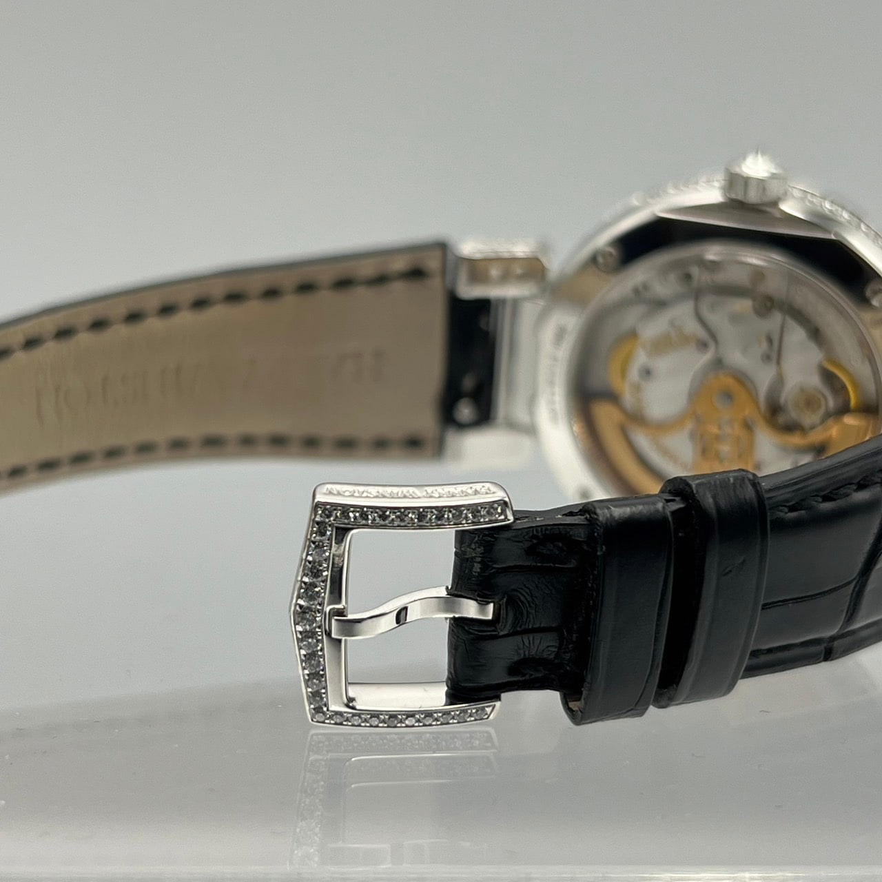 사전 소유의 Harry Winston Premiere 200/UABI34WL.md2/00 White Shell 34mm