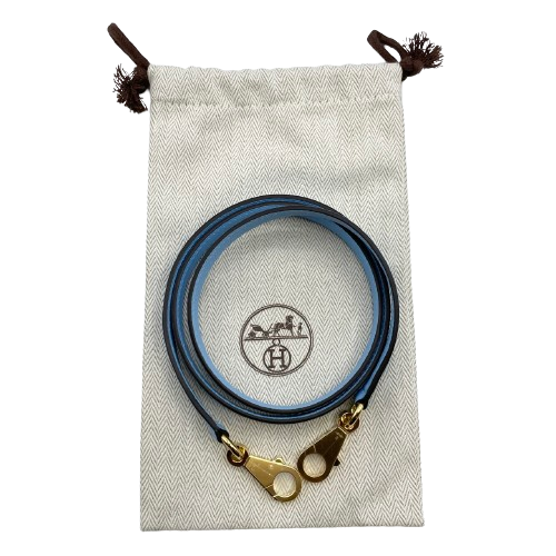 사전 소유 헤르메스 켈리 25 Celeste Epson Gold Hardware B 새겨 져