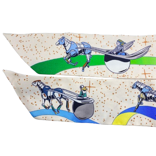 헤르메스 Twilly Space Derby Silk Twill
