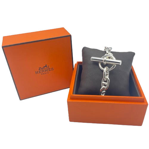 Hermes Chaine Dunkle 팔찌 mm Silver