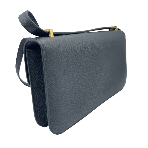 Hermes Constance Elan 25 Noir Epson Gold 하드웨어 W 새로
