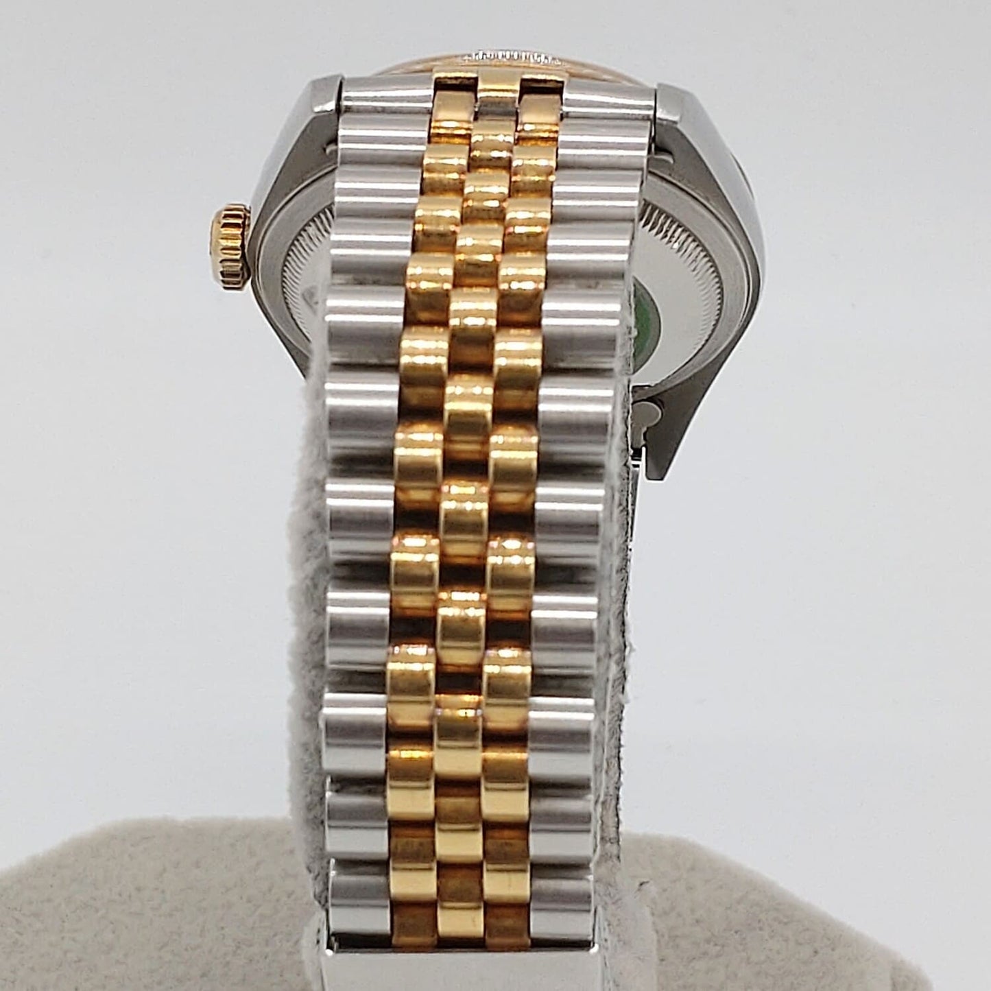 Pre-Owned Rolex Datejust 16233G 10P Diamond Champagne Gold