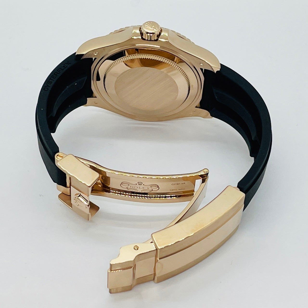 사전 소유의 롤렉스 yachtmaster 37 268655 블랙