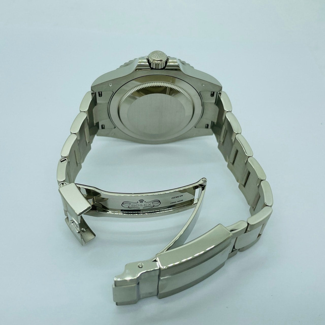 Pre-Owned Rolex GMT Master II 126719BLRO Oyster Bracelet Meteorite White Gold
