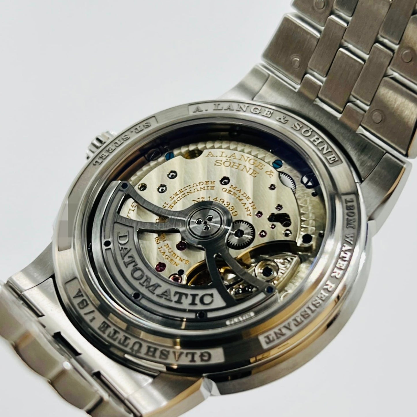 プレオウンド ランゲ&ゾーネ オデュッセウス 363.179 ダークブルー ステンレススチール 40.5mm