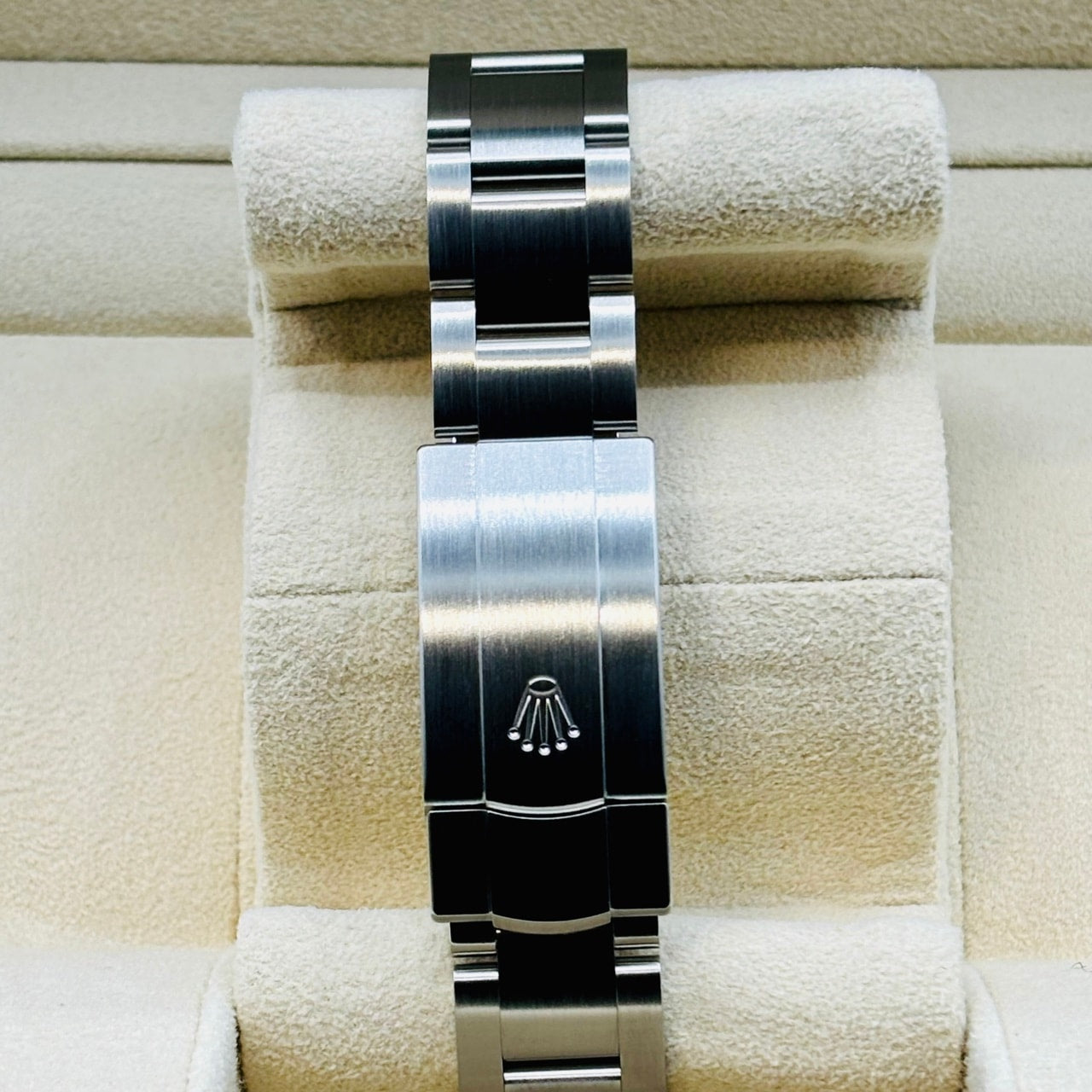 プレオウンド ロレックス オイスターパーペチュアル 124200 オイスターブレスレット ブラック 34mm