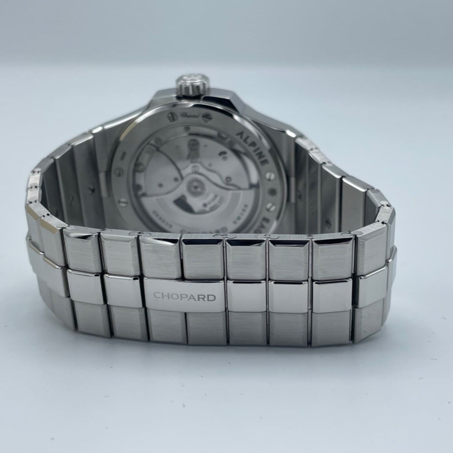 사전 소유의 쇼파드 알파인 이글 대형 298600-3001 블루 41mm