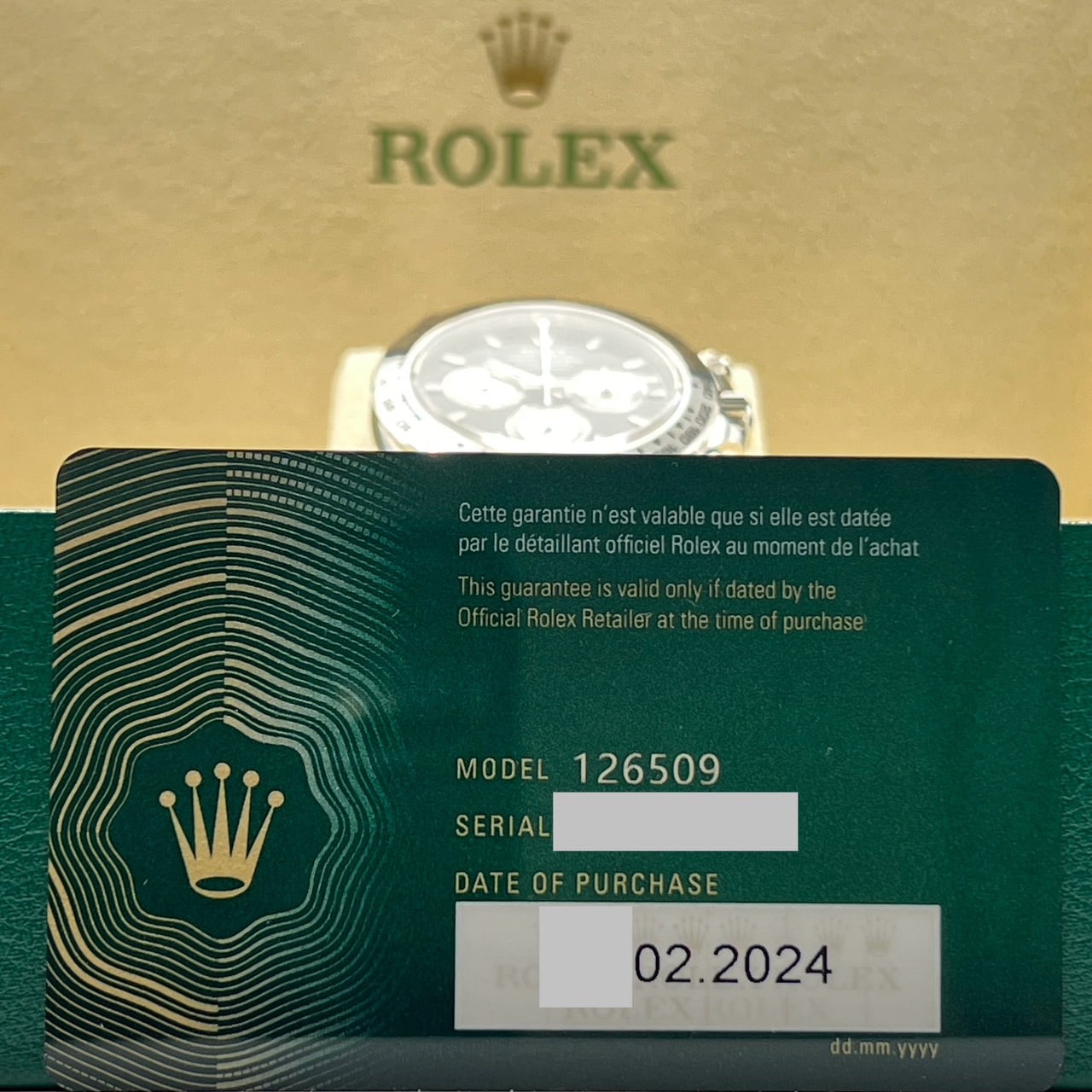 Rolex Daytona 126509 Bright Black & Steel 40mm