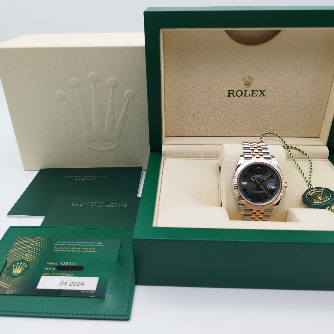 プレオウンド ロレックス デイトジャスト 126331 スレートローマン 41mm