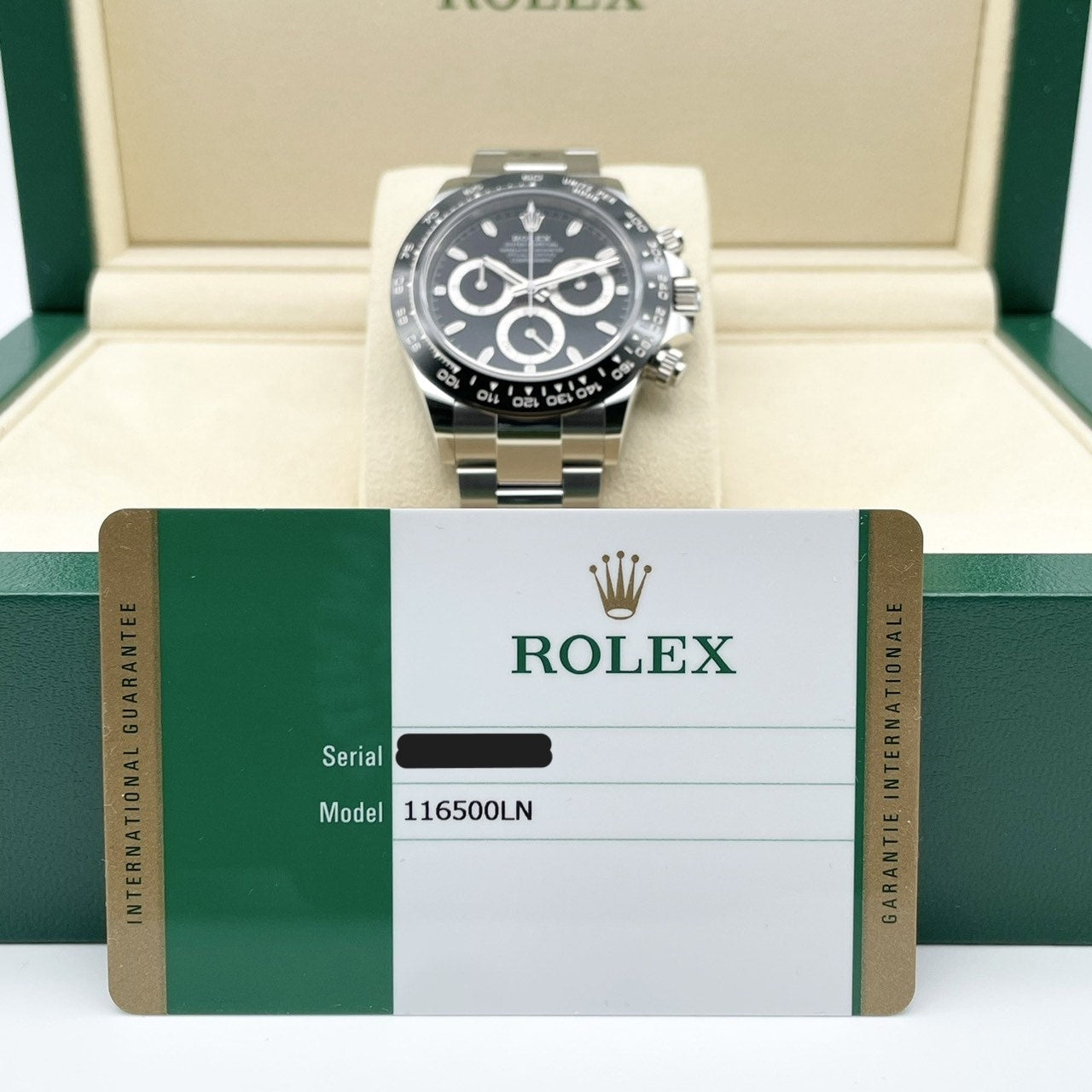 プレオウンド ロレックス デイトナ 116500LN オイスターブレスレット ブラック 40mm