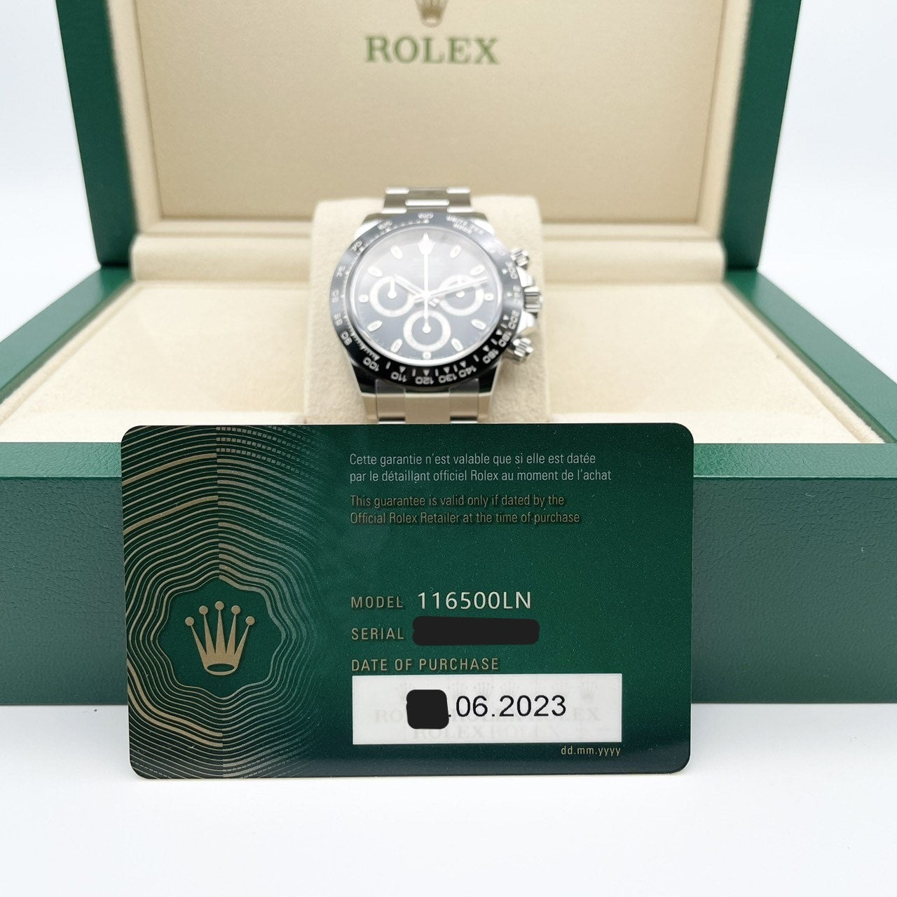プレオウンド ロレックス デイトナ 116500LN ブラック 40mm