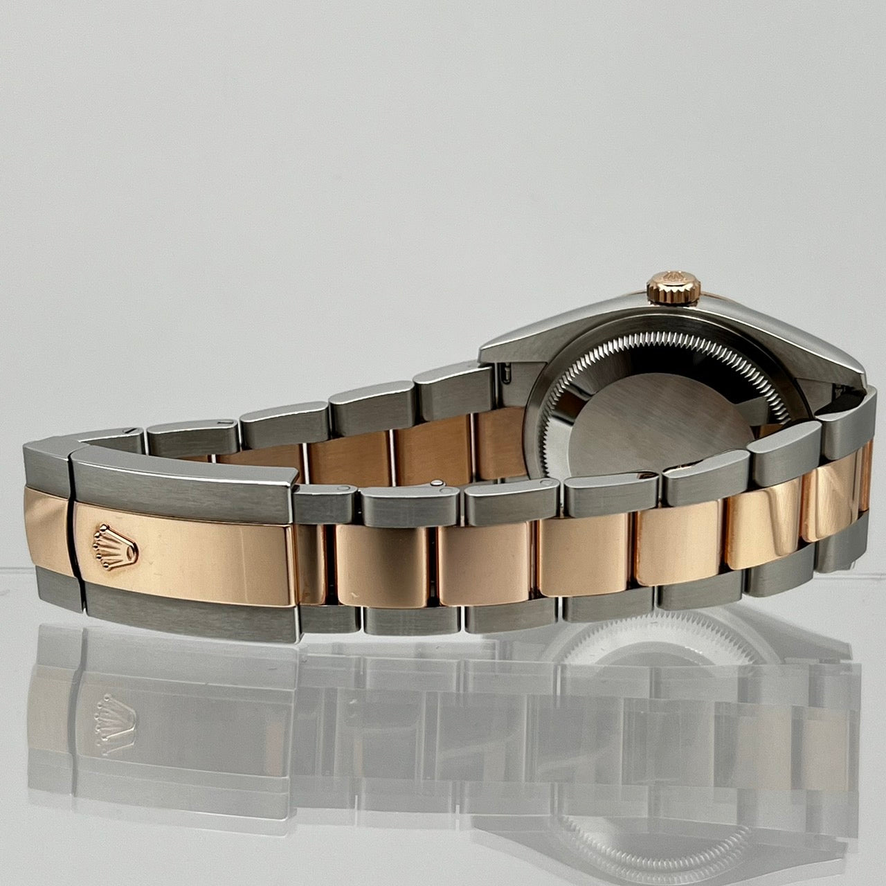 プレオウンド ロレックス デイトジャスト 126201 シルバー パームモチーフ オイスターブレスレット36mm