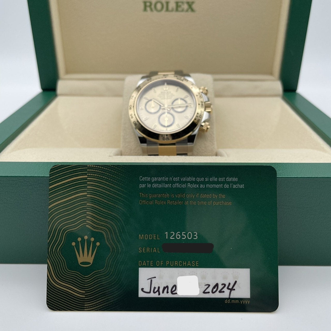 プレオウンド ロレックス デイトナ 126503 ゴールデン ステンレススチール+イエローゴールド 40mm